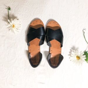 Black sandals. Merona 7.5